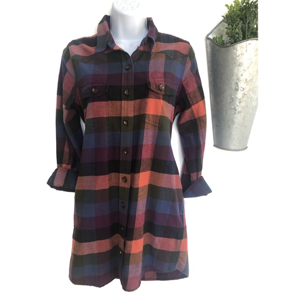 Urban Outfitters Dresses & Skirts - Urban Outfitters | BDG Plaid Flannel Shirt Dress